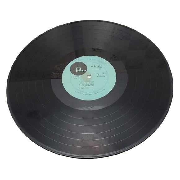 The Troggs Wild Thing LP Fontana Record MGF-27556 Original Insert - Picture 2 of 12